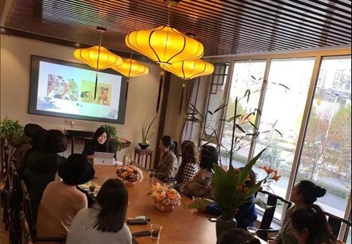 河北省插花文化研究会在邯郸举办公益讲座