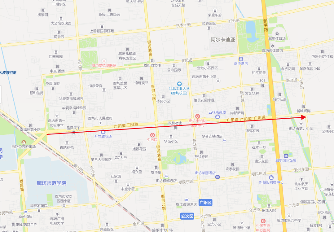 廊坊关于102路临时调整为101路的公告