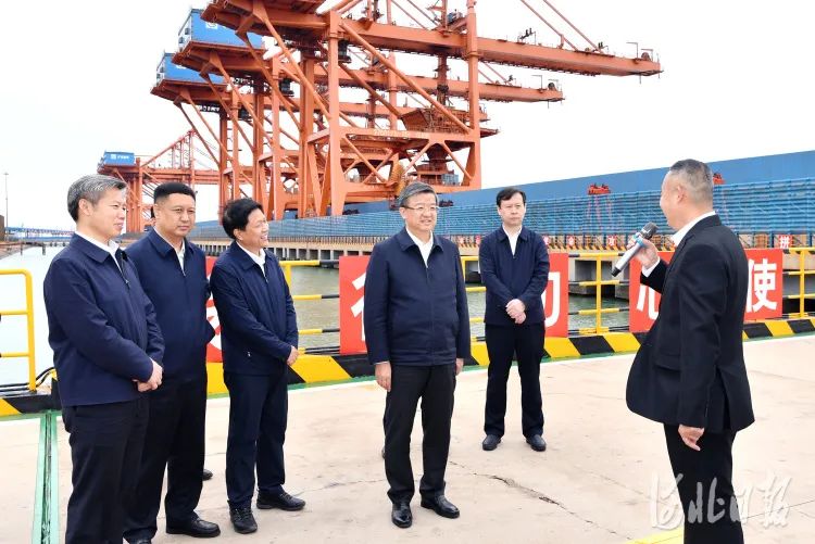 倪岳峰在沧州市调研