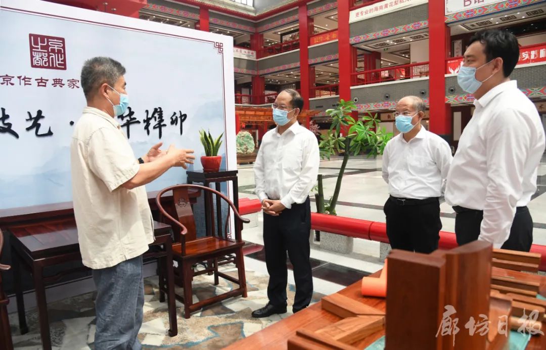 王立彤在大城县调研