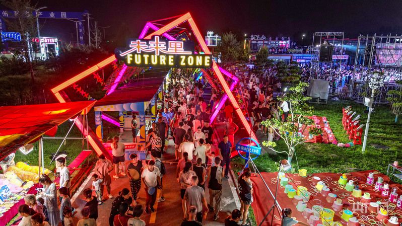 从早市扫货到夜市逛吃 涿州烟火气“日夜续航”