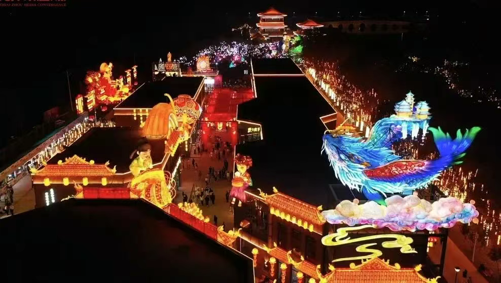 涿州通会灯市璀璨正当时